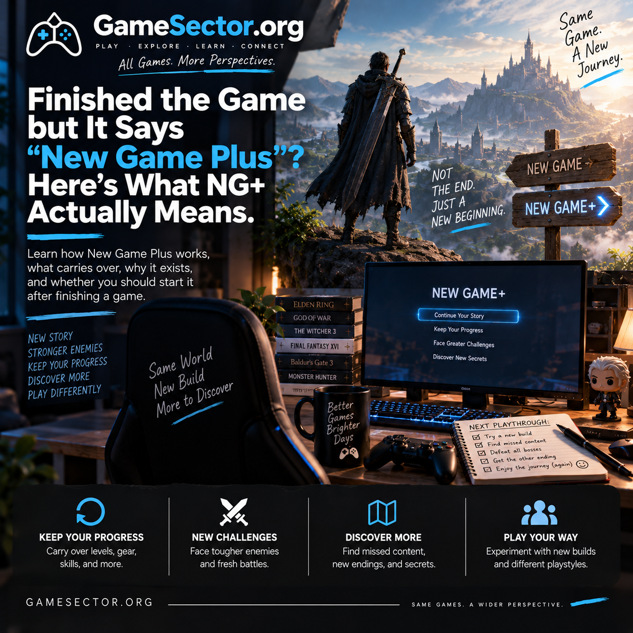 Finished the Game but It Says “New Game Plus”? Here’s What NG+ Actually Means